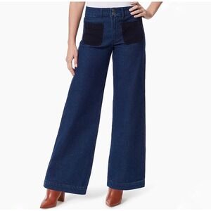Gloria Vanderbilt x Christian Siriano Alfie Jeans 18 Blue Excellent Wide Leg 70s